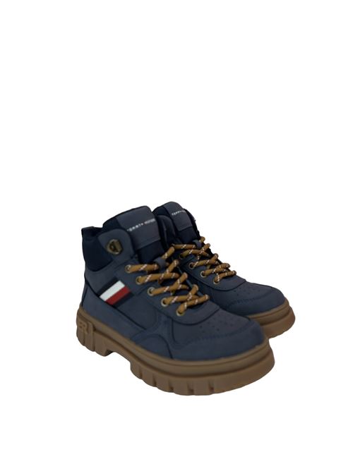 Scarpe Stringate con suola a carrarmato blu TOMMY HILFIGER | 331570316800